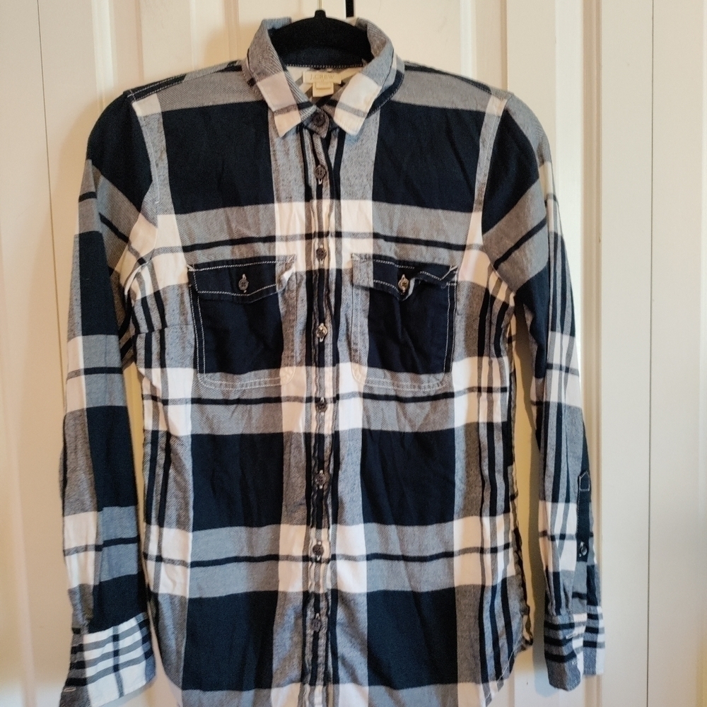 J. Crew XXS flannel shirt